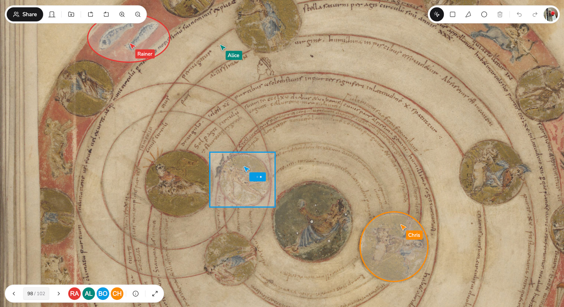 liiive annotation workspace