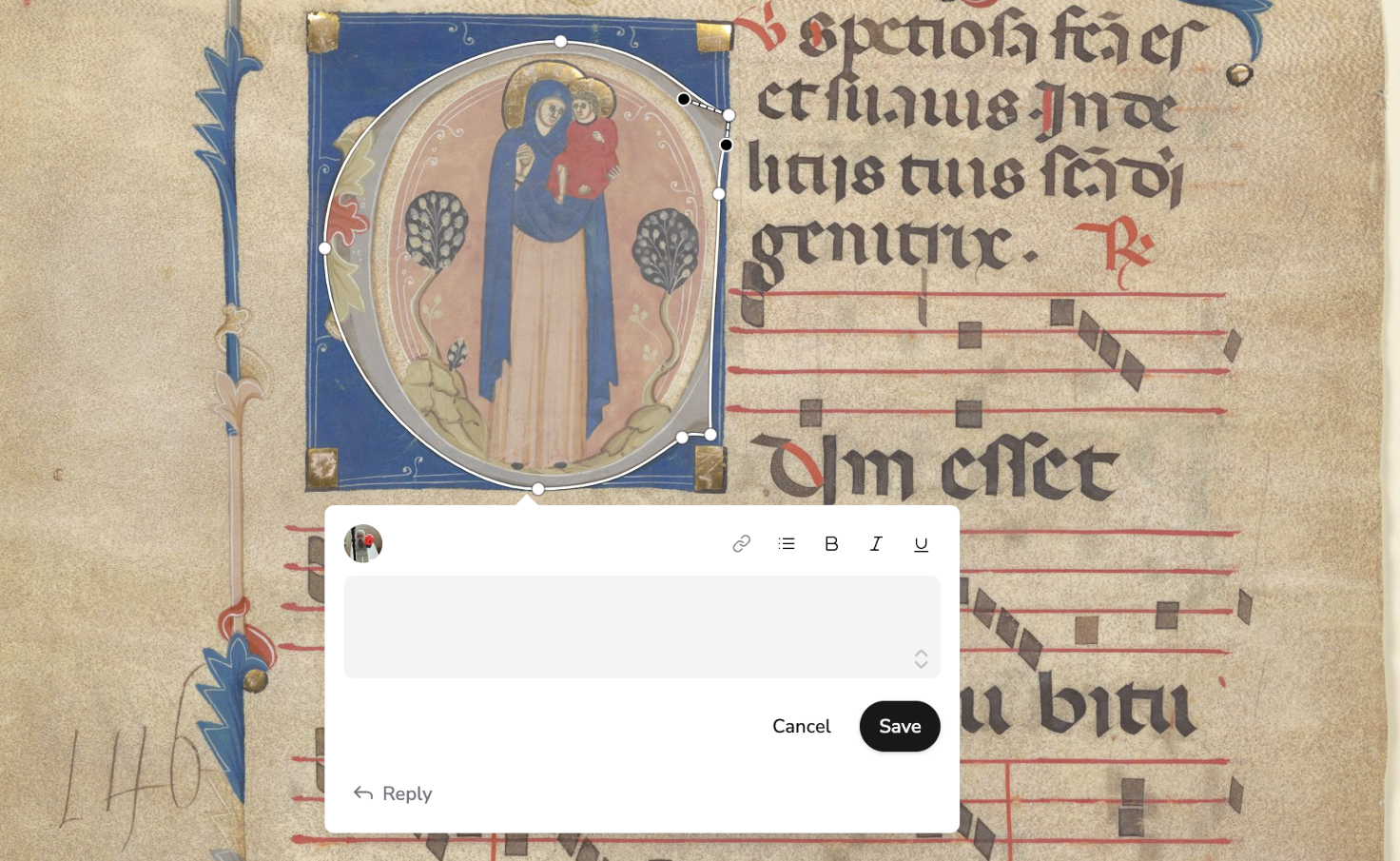 Trace curved lines with the path tool